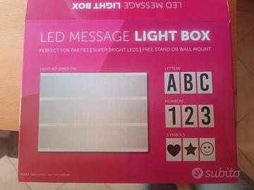 Scatola luminosa LED