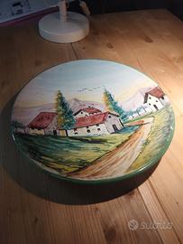 Piatti Decorativi in Ceramica Artigianale Dipinti