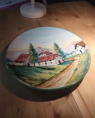 Piatti Decorativi in Ceramica Artigianale Dipinti