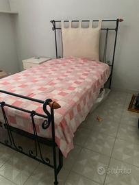 Letto ferro battuto una piazza e mezzo