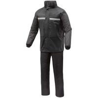 KIT GIACCA E PANTALONE TG L ANTIPIOGGIA NERO SEPIO