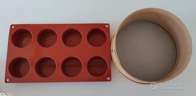 Setaccio x farina + stampo in silicone.