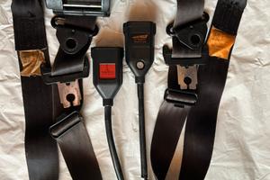 Coppia cinture retrattili 3 punti