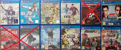 🎮 8 giochi playstation 4 e 1 gioco playstation 5