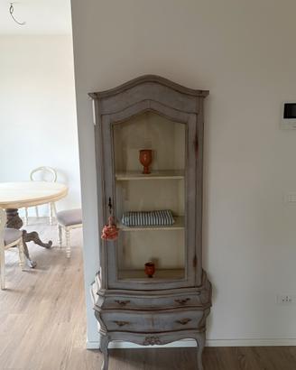 Vetrina antica dell’800 restaurata shabby chic