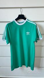 T-shirt Adidas 3 Stripes Turchese
