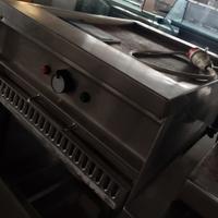 Fry Top Professionale Elettrico in Acciaio Inox