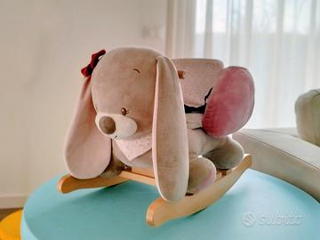 Nattou dondolo per bambini “Nina la coniglietta” 