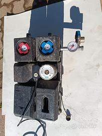 Gruppo pomoa solare termico completo di pompa, ecc