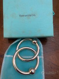 Doppio anello argento puro Tiffany