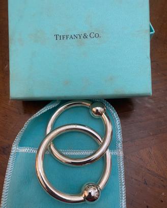 Doppio anello argento puro Tiffany