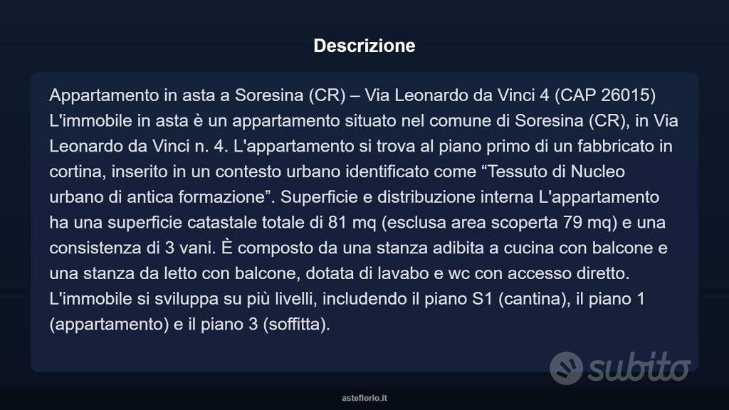 Appartamento – Soresina - Vista 4