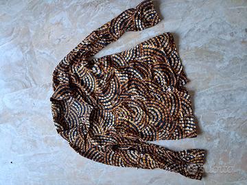 Camicia vintage con polsini per gemelli