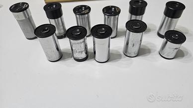 Lotto 11 Oculari Reichert e Leitz per Microscopio