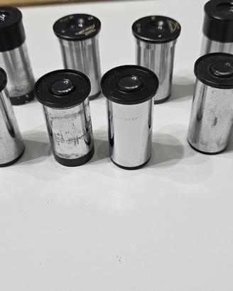 Lotto 11 Oculari Reichert e Leitz per Microscopio