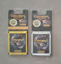 LOTTO 2 BLISTER BUSTINE CALCIATORI PANINI 2014 15