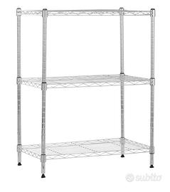 Scaffaliera a 3 ripiani 34 x 58.9 x 76.2 cm