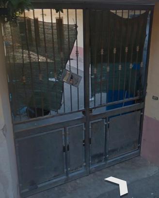 Cancello in ferro a 2 ante