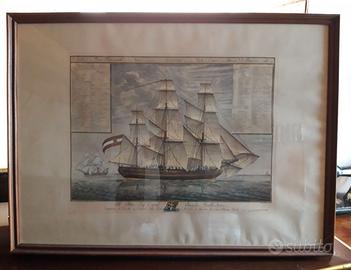 quadro stampa veliero