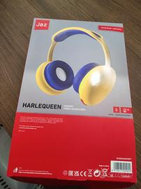 Cuffie stereo wireless nuove Harlequeen Jaz