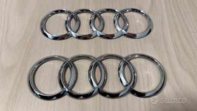 Loghi originali Audi TT MK3 cromati