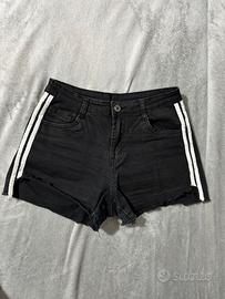Jeans corto nero donna taglia M