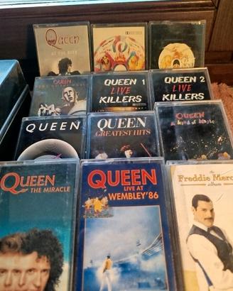 12 cassette dei Queen e Freddie Mercury