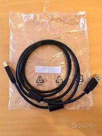 Cavo usb 3.0 tipo a-tipo b maschio-maschio