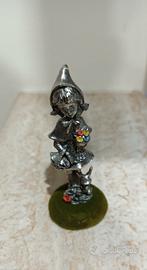 Statuina Cappuccetto Rosso Disney in Peltro antico