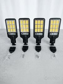 Set 4 Lampade Solari LED da Esterno