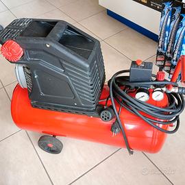 COMPRESSORE 50 LITRI + GOMMA ALTA PRESSIONE