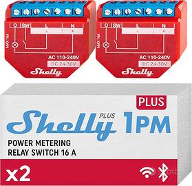 Shelly Plus 1PM, Confezione de 2