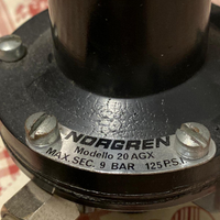 Regolatore Norgren 20 agx 9 bar 125 psi