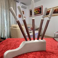 Set di coltelli artigianali, OGGETTO UNICO