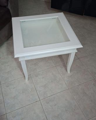 Tavolino bacheca shabby