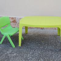 tavolino con sedia per bambini