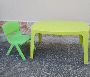 tavolino con sedia per bambini