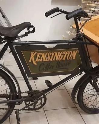 Bicicletta inglese d'epoca da lavoro 