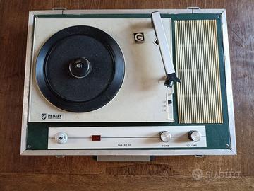 Giradischi Fonovaligia Vintage Philips SR 65 