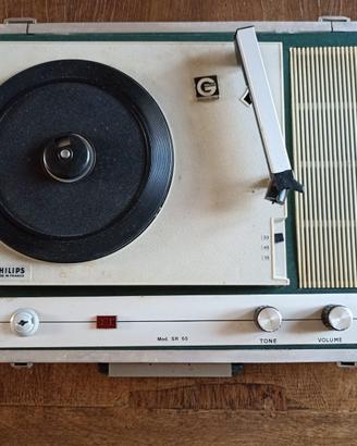 Giradischi Fonovaligia Vintage Philips SR 65 