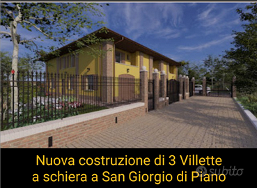 Ville a schiera a San Giorgio di piano