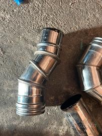 Raccordi tubi stufa camino