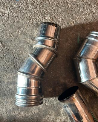 Raccordi tubi stufa camino