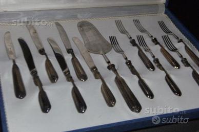 Servizio di posate in argento 800/1000