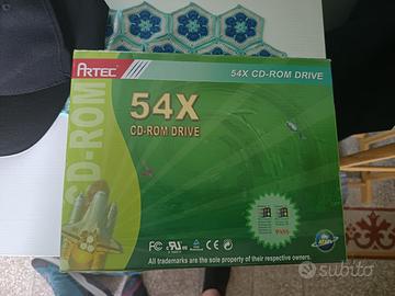 Lettore CD-ROM Artec 54X NUOVO in Scatola - Pezzo