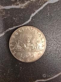 monete 500 lire argento rara