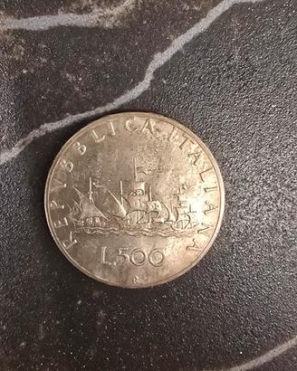 monete 500 lire argento rara