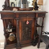 Mobile da ingresso con specchiera