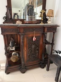 Mobile da ingresso con specchiera