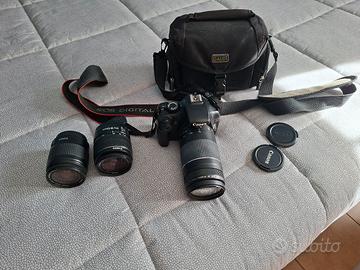  CANON 1100D CON 3 OBIETTIVI